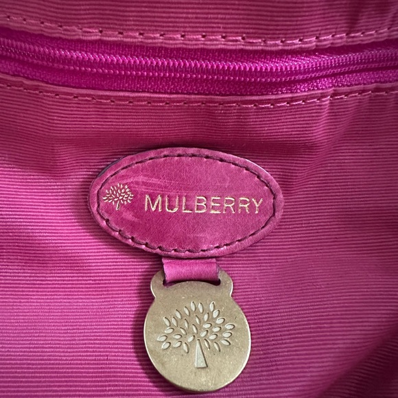 Mulberry Hot Pink Leather Tote Bag - Picture 8 of 15